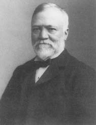 Andrew Carnegie. Reproduced courtesy of the Library of Congress.