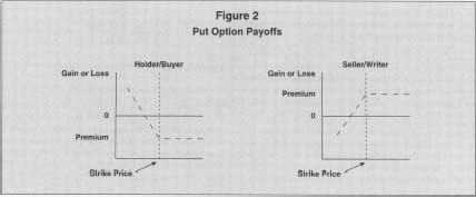 Figure 2 Put Option Payoffs