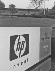 Hewlett-Packard Company headquarters, Palo Alto, California. Reproduced by permission of AP/Wide World Photos.