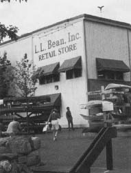 The L.L. Bean, Inc., Retail Store, Freeport, Maine. Reproduced by permission of Corbis Corporation (Bellevue).