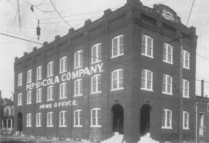 The first Pepsi home office and bottling plant in New Bern, North Carolina, opened April 5, 1905. Reproduced by permission of AP/Wide World Photos.