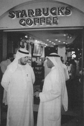 A Starbucks location in Kuwait. Reproduced by permission of Corbis Corporation (Bellevue).