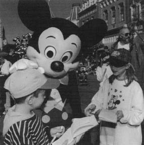 Disneyland opened in 1955 in Anaheim, California. It was followed by Disney World in Orlando, Florida, in 1971. Reproduced by permission of AP/Wide World Photos.