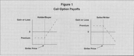 Figure 1 Call Option Payoffs